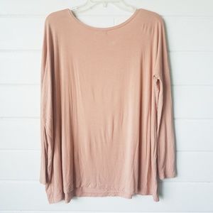 Piko 1988 long sleeve tunic top S bamboo women